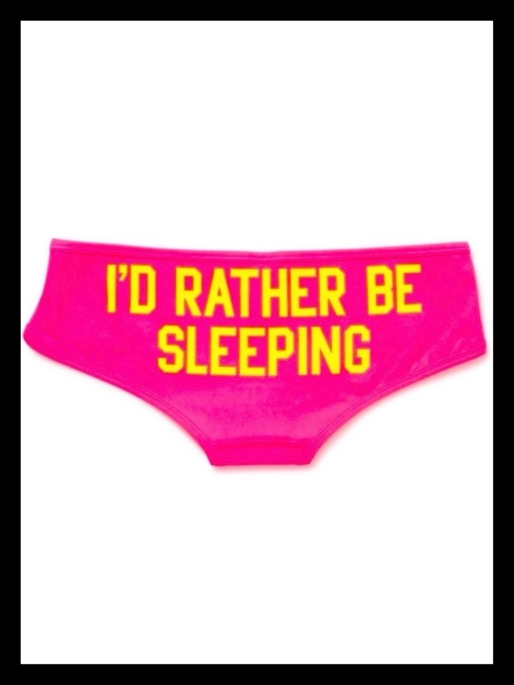 💕ⓅⒾⓃⓀ ⓋⓈ “ID RATHER BE SLEEPING” Extra Low Rise Hipster Panties NWT💕